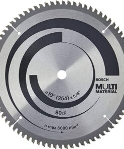 Hoja de Sierra Circular Bosch 10" 80 Dientes Multimaterial
